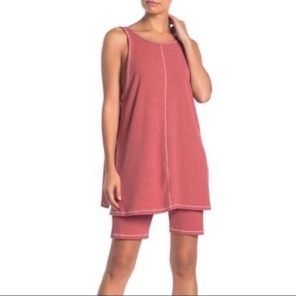 Free People Take Two Bike Short 2-Piece set XS
